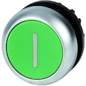 Eaton M22-DR-G-X1 - Knopf - Chrom - Grün - Kunststoff - IP66 - IP67 - IP69 - 29,7 mm - 29 mm