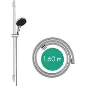 Hansgrohe Rainfinity Brauseset 130, 3-jet, S PURO Brausestange 900mm, 28743000, Farbe: Chrom