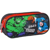 AVENGERS Zweifaches Mehrzweck-Etui The 22,5 x 8 x 10 cm Schwarz