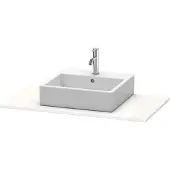 Duravit Konsole XSquare 100x55cm, we hochglanz, mit 1 Ausschnitt