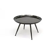 Concept Beistelltisch Ø 61cm Blumentisch Wohnzimmertisch Stahl verzinkt anthrazit
