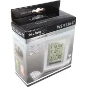 Technoline WS 9136-IT, Micro AAA, IEC R3, Mignon AA, IEC R6, 1,5 V, Edelstahl, Weiß, 28 mm, 124 mm, 13 mm