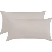 Bettwaren-Shop Single Jersey Kissenbezug Ulm 2er Pack 40x80 cm platin