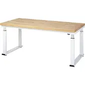 RAU Werkbank adlatus 600 elektrisch höhenverstellbar Buche-Massiv-Platte 2000 mm x 900 mm