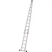 Hymer Glasreinigerleiter mit Wandlaufrollen 18 Sprossen