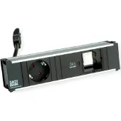 Bachmann CONI 1xCEE7/3 1xUSB C 30W, Schutzkontakt GST18 Stecker