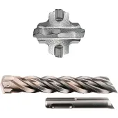 Makita HM Bohrer NEMESIS II Ø 10,0 mm, Länge 165 mm, SDS-plus, 10 Stk.