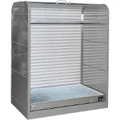 Bauer Gefahrstoff-Rollladenschrank, Typ RSG-2, grau RAL7005