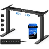 Songmics Höhenverstellbarer Schreibtisch mit Memory-Funktion B34LSD019B01