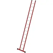 MUNK Günzburger Steigtechnik MUNK Kunststoff-Anlegeleiter mit Standardtraverse 14 Sprossen