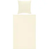 Erwin Müller Bettwäsche Rosenheim" creme 1x 155x220 cm + 1x 80x80 cm"