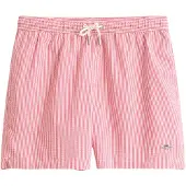 Gant Badehose Striped Seersucker Herren Rose-XL
