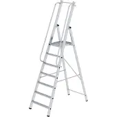 MUNK Günzburger Steigtechnik MUNK ML Bauleiter Aluminium-Stufenstehleiter 7 Stufen