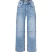 MAC 5-Pocket-Jeans "OHIO Barrel" Barrel Fit, Naht-Detail auf Kniehöhe
