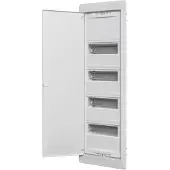Schneider Electric ABN Kleinverteiler Amigo A 48UP Unterputz 4-reihig 48 TE IP30 weiß mit Tür BxHxT 305/330x640/710x99/90 mm