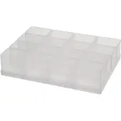 Raaco Einteilungsset 16tlg. transparent Breite 39 x Tiefe 55 x Höhe 47mm für Art. -Nr.871325-871332 - 105347