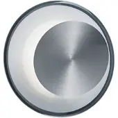 Licht-Erlebnisse LED Wandlampe Modern Nickel matt Aluminium Wandleuchte Wohnzimmer Schlafzimmer Flur
