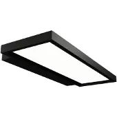 Arcchio LED-Büro-Wandleuchte Rick, schwarz, universalweiß Rick , dimmbar, schwarz, für Arbeitszimmer / Büro, Kunststoff, Modern