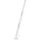 MUNK Günzburger Steigtechnik MUNK Seilzugleiter mit nivello-Traverse 3x18 Sprossen