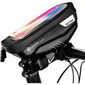 WildmanT WILDMAN Fahrrad-Lenkertasche E1 1L, wasserdicht, Schwarz, Touchscreenfähig