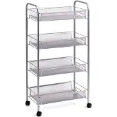 Zeller -Troll Universalregal, Metall, 42,5x26x83,5 cm, grau