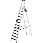 Proregal Stufen-Stehleiter einseitig begehbar mit clip-step relax 12 Stufen