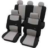 Petex Auto Sitzbezüge Universal Komplett Set 11-teilig - Colori grau, Eco Class mit SAB 1 Vario | Autositzbezüge / Schonbezüge von