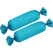 Bettwaren-Shop Single Jersey Kissenbezug Ulm 2er Pack 15x40 cm für Nackenrollen türkis