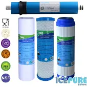 Alapure Umkehrosmose-Ersatzkit mit 50 GPD-Membranfilter