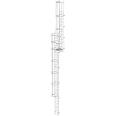 MUNK Günzburger Steigtechnik MUNK ortsfeste Steigleitern Aluminium, 12,60m SH