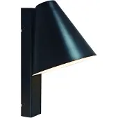 Nordlux Wilmer Wandleuchte Schwarz - , Schwarz, für Wohnzimmer, Metall
