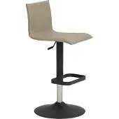 Mayer Barstuhl Sitzmöbel 1212 45 x 47 x 79 cm Stahl schwarz/taupe