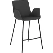 Mayer Barstuhl Sitzmöbel 1222 53 x 49 x 95 cm Stahl schwarz/graphit 1222_V3_30480