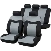 CarComfort Autositzbezug Rockford Komplettset grau, 13414
