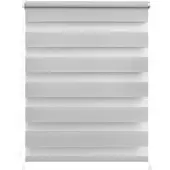 Lichtblick Duo Rollo Klemmfix, ohne Bohren, verspannt Grau, 150 cm, 80 cm x 150 cm (B x L)