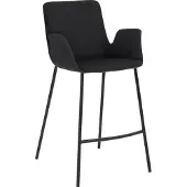 Mayer Barstuhl Sitzmöbel 1222 53 x 49 x 95 cm Stahl schwarz/anthrazit 222_V3_30487