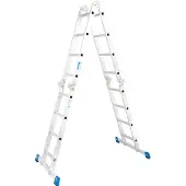 Krause Alu-Gelenk-Universalleiter Stabilo, 4 x 4 Sprossen