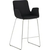 Mayer Barstuhl Sitzmöbel 1222 53 x 49 x 95 cm Edelstah/anthrazit