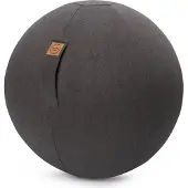 Magma Sitzball Gymnastikball Sitting Ball zum aufpumpen Felt anthrazit Ø 65 cm
