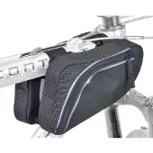 Sonstige Verlage Fahrradtasche A-R281 – universelle Doppel-Fronttasche „Reflex“ in Schwarz