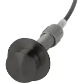 Caressi Zugknopf Nachrüst-Set CA505WRIBK Black Line für Spülen CAG/CAPP, ohne Siebkorbüberlaufventil, 16 mm, 3,5"