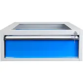 Proregal Einzelschublade für Werkbank Rhino| HxBxT 20x54x70cm | Traglast 40kg | Lichtgrau/Lichtblau