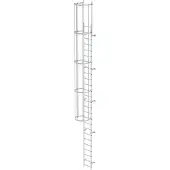 MUNK Günzburger Steigtechnik MUNK ortsfeste Steigleitern Aluminium, 7,28m SH