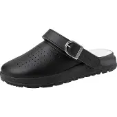 ABEBA Clog Active 87030 SRC mit Schnalle Gr. 40 schwarz