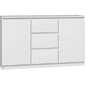 Top E Shop Topeshop 2D3S BIEL, Weiß, 3 Schublade(n), Partikelbord, Einfarbig, Modern, Partikelbord