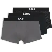 HUGO BOSS ONE eng anliegende Boxershorts aus Stretch-Baumwolle im Dreierpack Grösse L