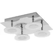 Osram SMART+ Matter Orbis Wall Wave LED Wandleuchte 300x300mm Silber, 24W, 1500lm, 3000-6500K TW, IP44 Bad