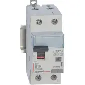 Legrand FI/LS-Schalter, Typ F/G, 10kA, B 16A/1pol+N/30mA, 2TE, 1 Stk.