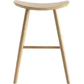Miliboo - Design Barhocker aus hellem Holz H65 cm DEMORY