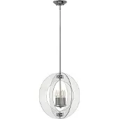 Elstead Lighting Elstead Solstice Kronleuchter E14 4-fach Poliertes Chrom